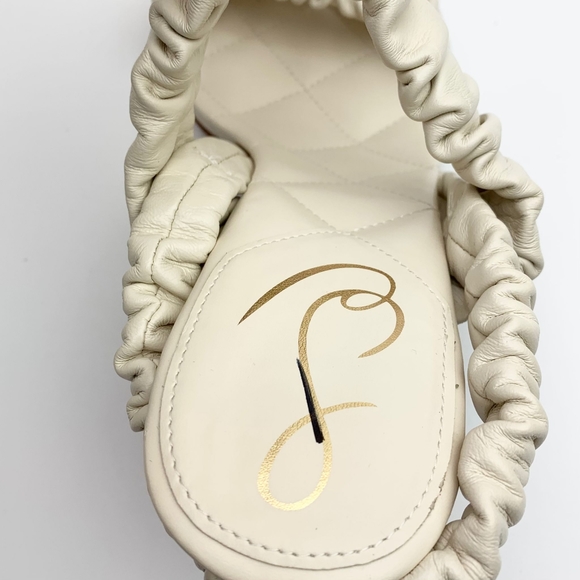 SAM EDELMAN Marlena Ruched Slingback Sandal sz 9.5 - Picture 7 of 12